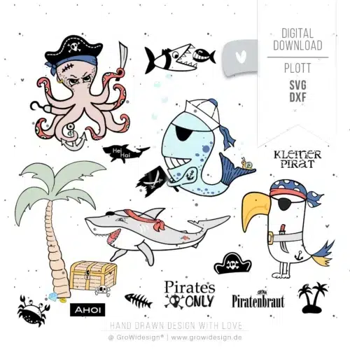 Piraten Set Plotterdatei