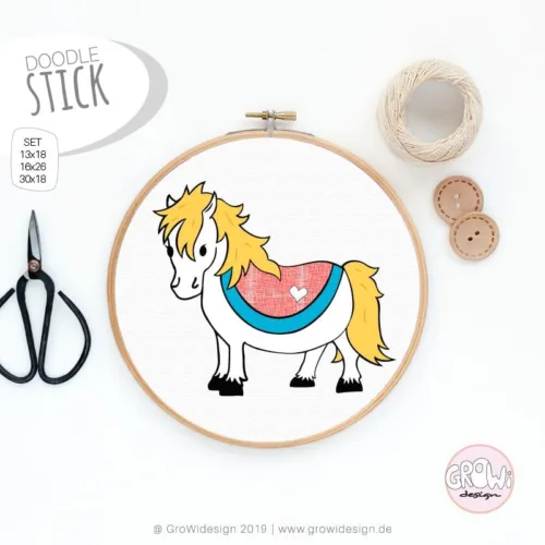 Shetty Pony Stickdatei - 3 in 1 34 by GroWidesign Cover Stick 01 by GroWidesign