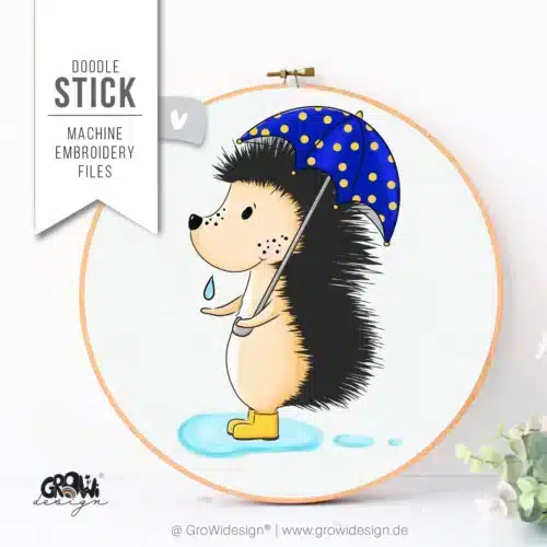 PlitschPlatsch IGEL Stickdatei