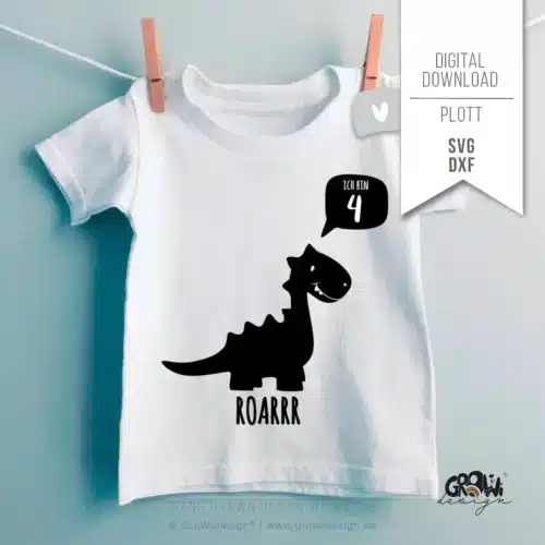 DINO Geburtstag Plotterdatei