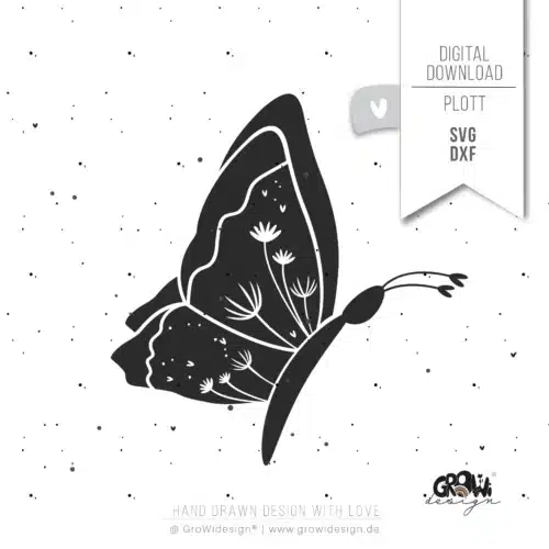 Schmetterling Plotterdatei