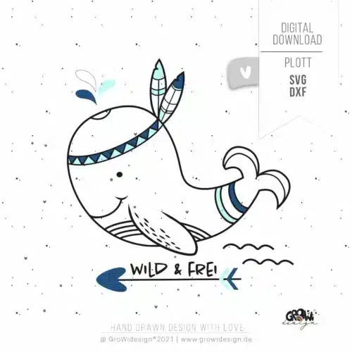 Wal Boho Plotterdatei