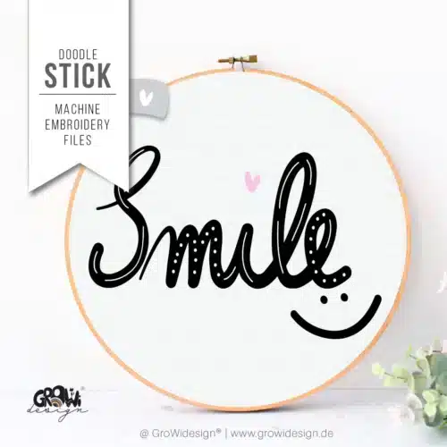 Statement Smile Stickdatei