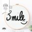 Statement Smile Stickdatei