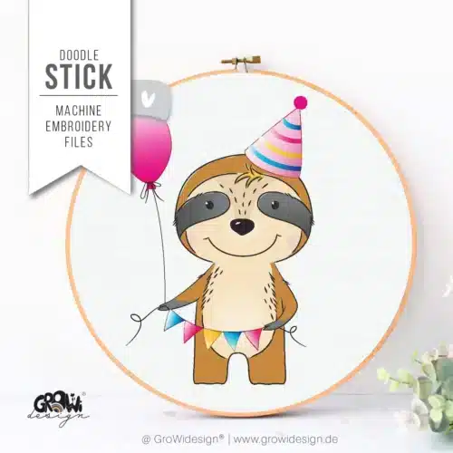 bday FAULTIER Stickdatei