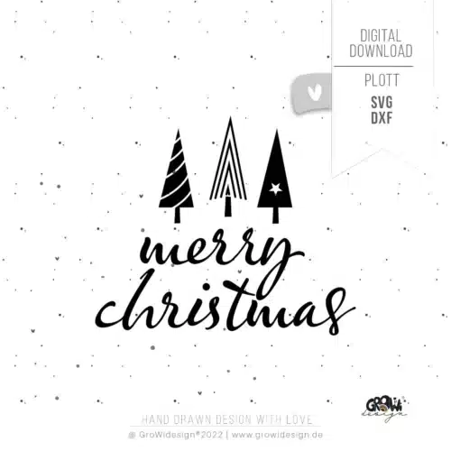 merry christmas Plotterdatei