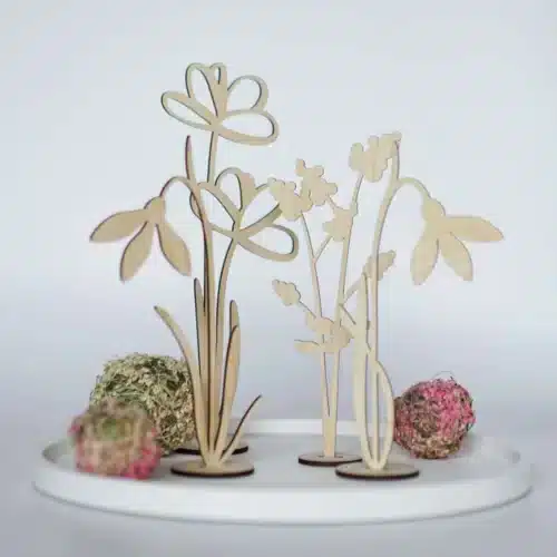 Frühlingsblumen Laserdatei