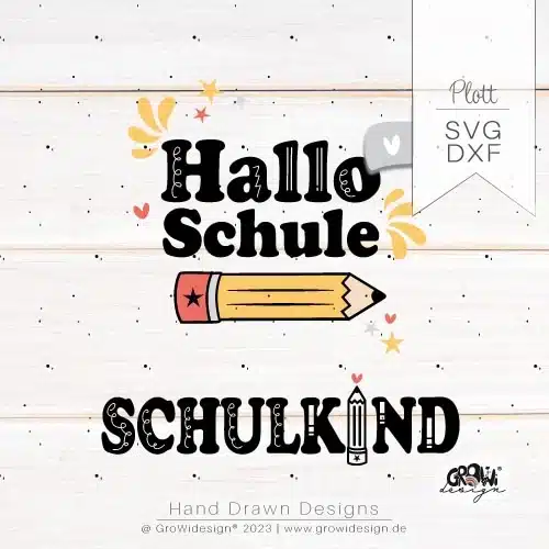Hallo Schule Plotterdatei