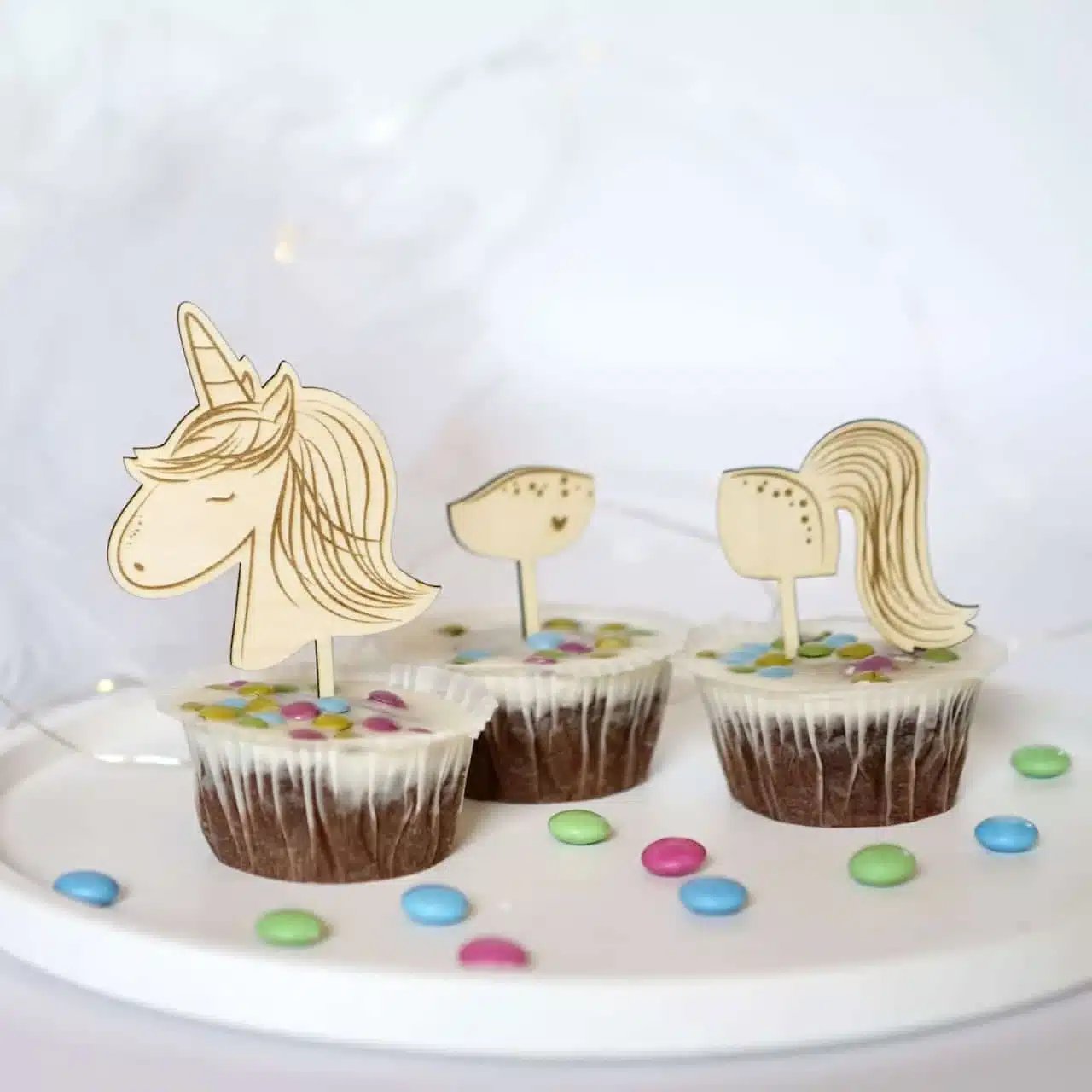 Futter Spezial 5 by GroWidesign Einhorn Caketopper Laserdatei