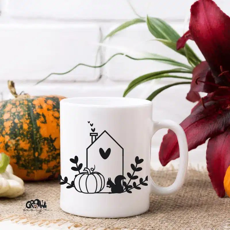 Herbst HAUS Eichhörnchen Plotterdatei 6 by GroWidesign Herbst HAUS Eichhörnchen Plotterdatei