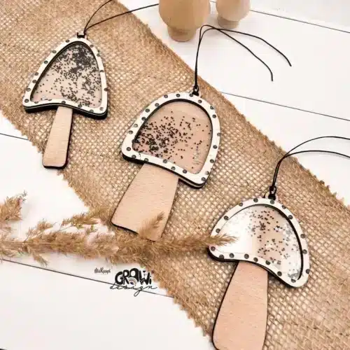 Konfetti PILZE Laserdatei