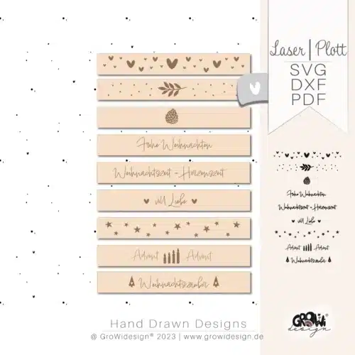 XMAS Klötzchen Laserdatei