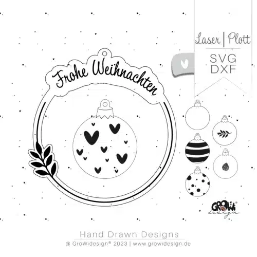 Frohe Weihnachten LAserdatei