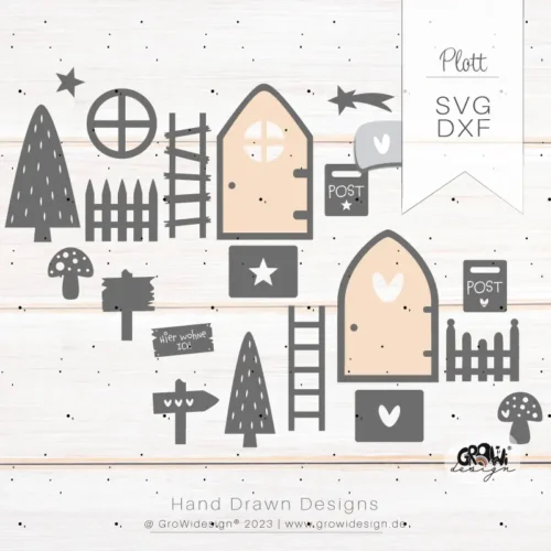 Wichteltür Plotterdatei