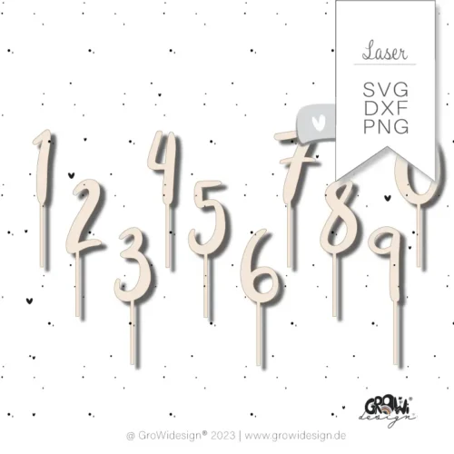 Geburtstagzahlen Laserdatei