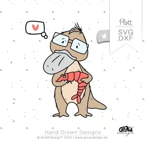 Schnabeltier Plotterdatei