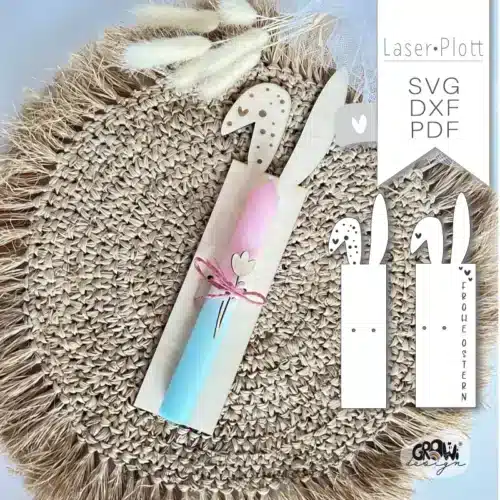 Ostern Kerzenhalter Laserdatei