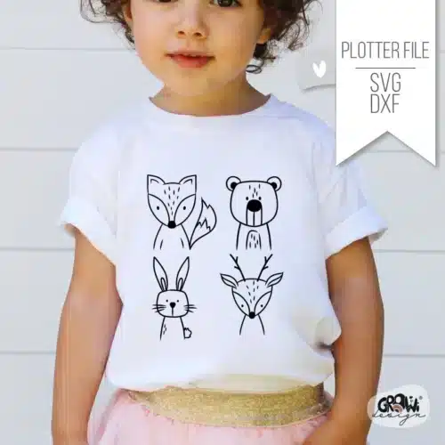 LIEBLINGSTIERE Wald Plotterdatei