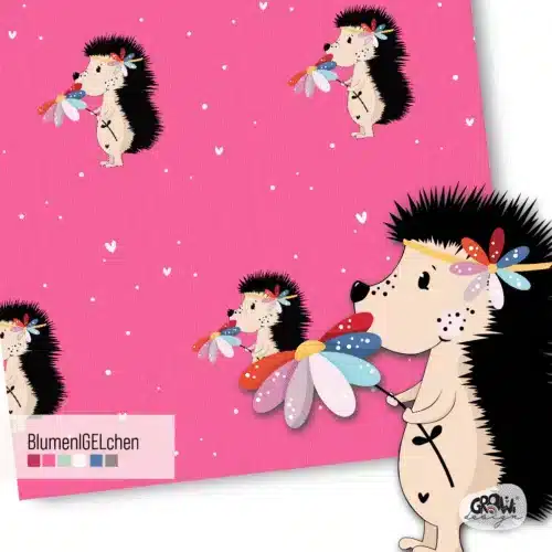 BlumenIGELchen seamless Design