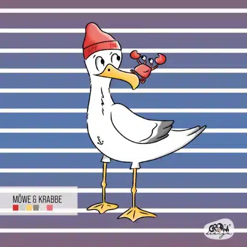 Möwe & Krabbe Panel Design