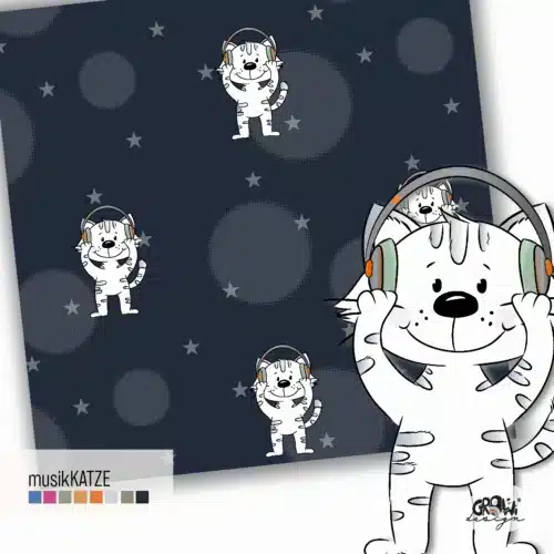 musikKATZE seamless Design