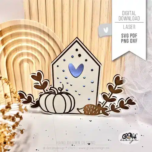 LichtHAUS Herbst Igel Laserdatei