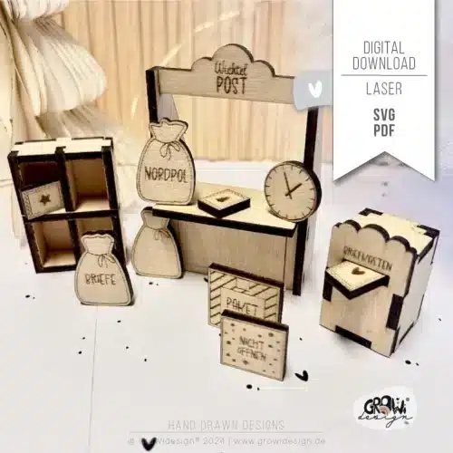 Wichtel Postamt Laserdatei