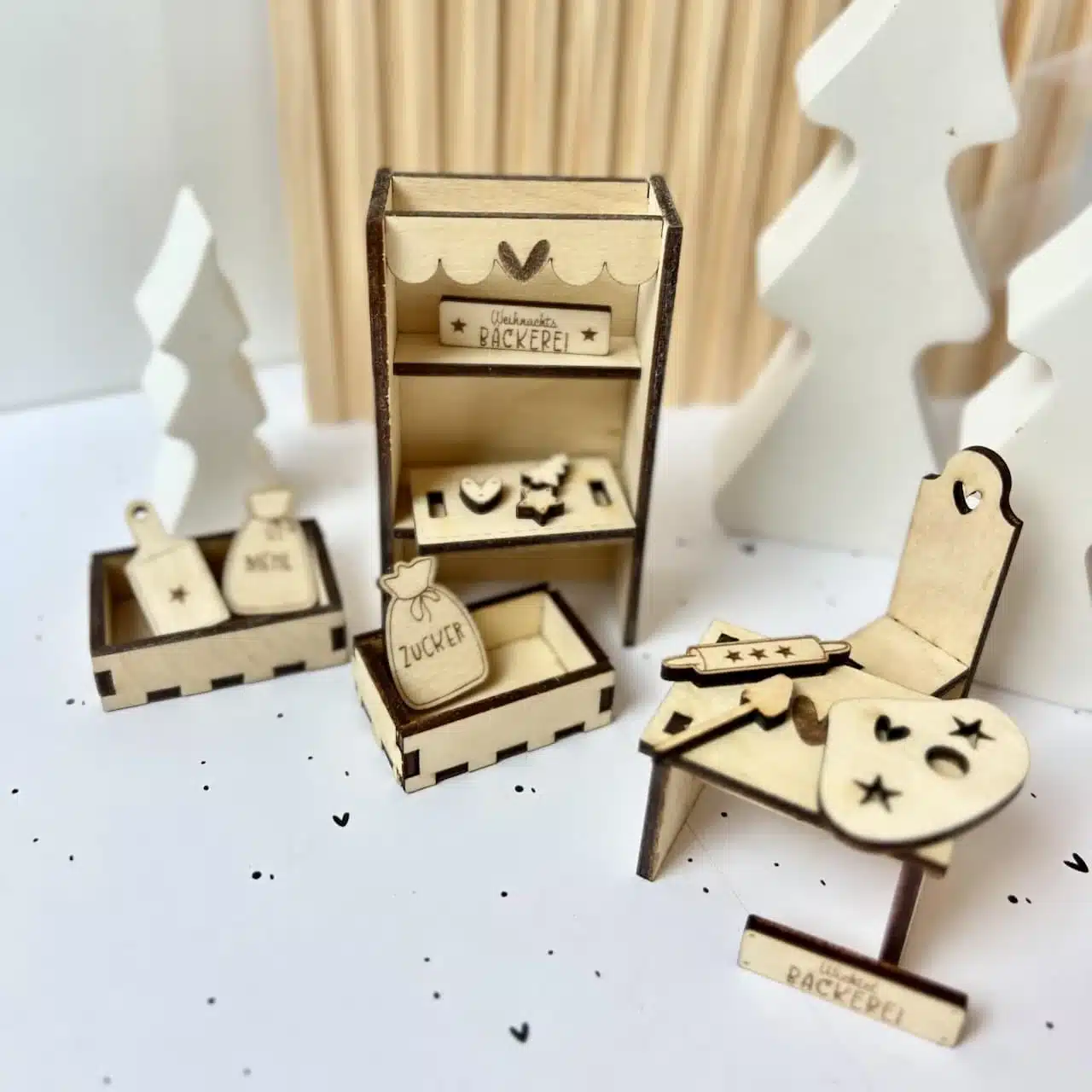 wichtel bäckerei wichteltür Zubehör laserdatei