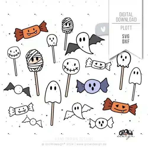 Halloween Candy Plotterdatei