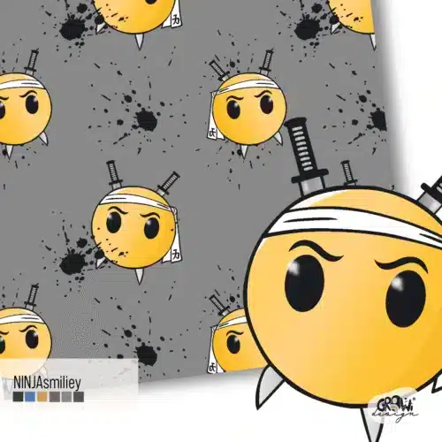 NINJAsmiley AOP Design