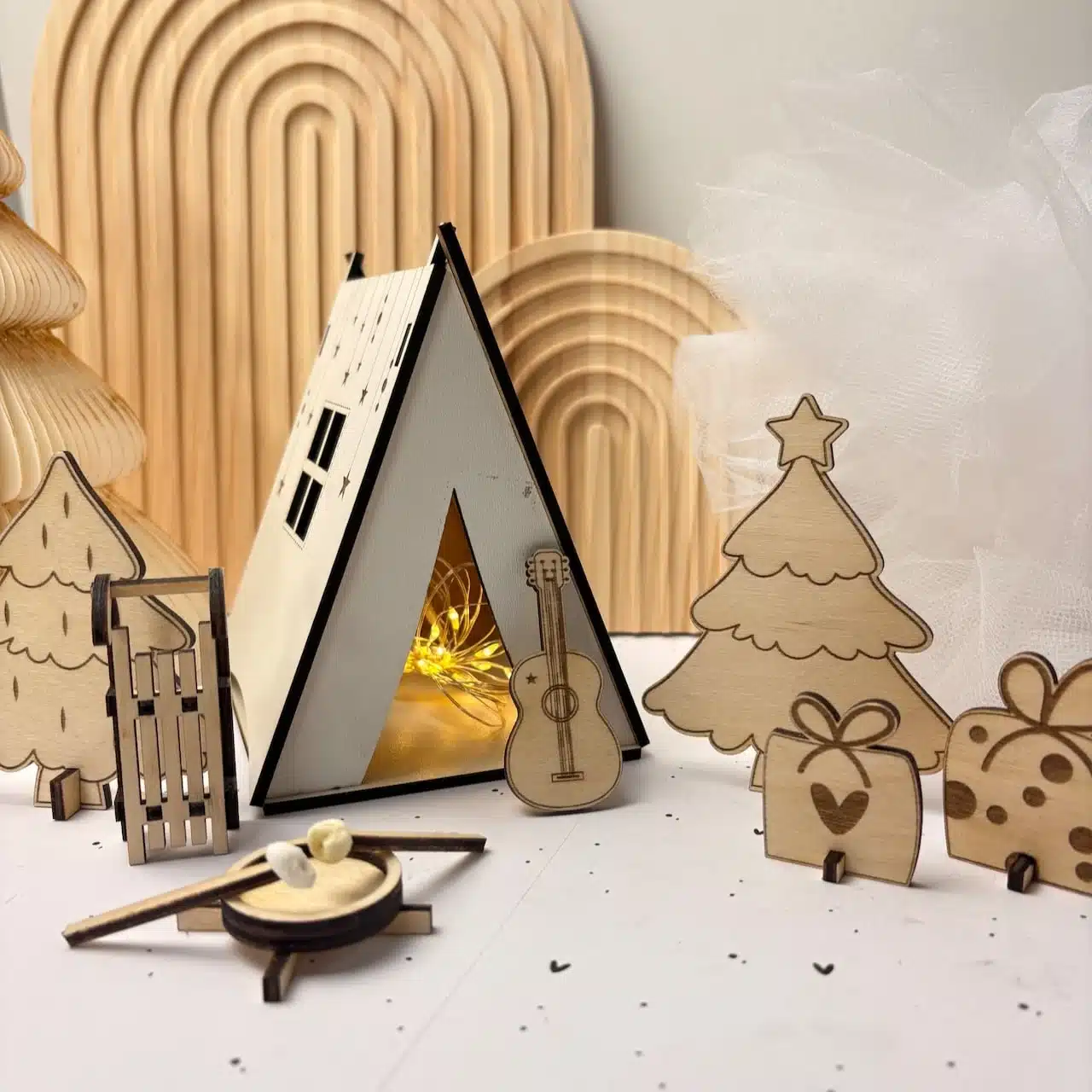 Wichtel WeihnachtszeltWichtel Weihnachtszelt wichteltür Zubehör laserdatei