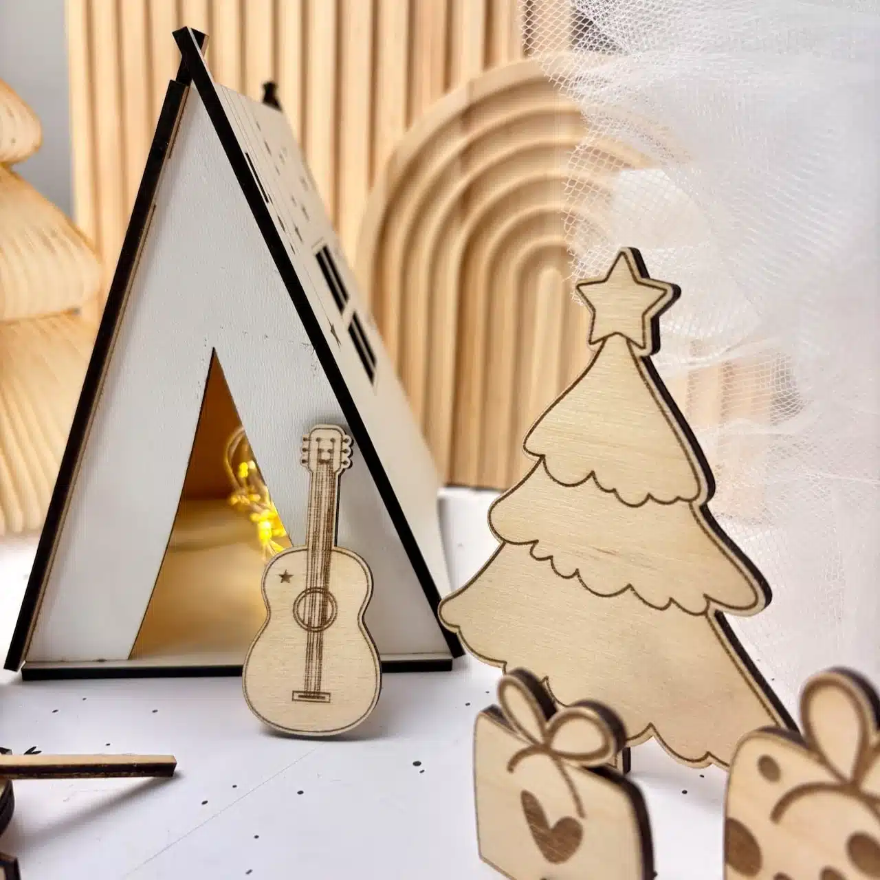 Wichtel Weihnachtszelt Laserdatei wichteltür Zubehör laserdatei