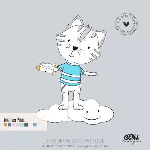 kleiner Pilot Panel Stoffdesign