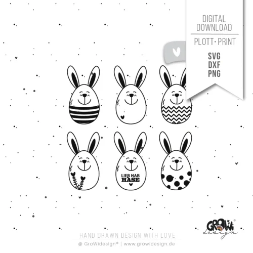 Osterhasen Plotterdatei