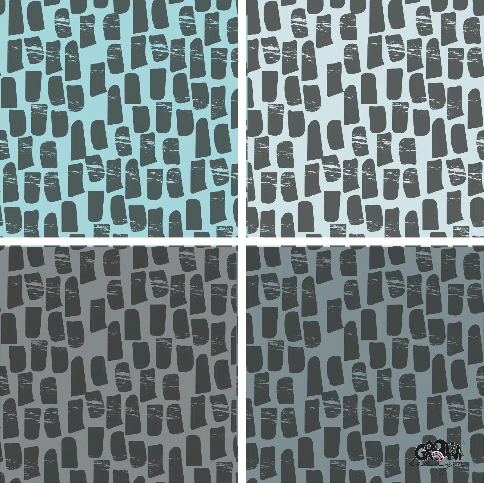 DINOschuppen AOP Stoffdesign 4 by GroWidesign DINOschuppen AOP Stoffdesign