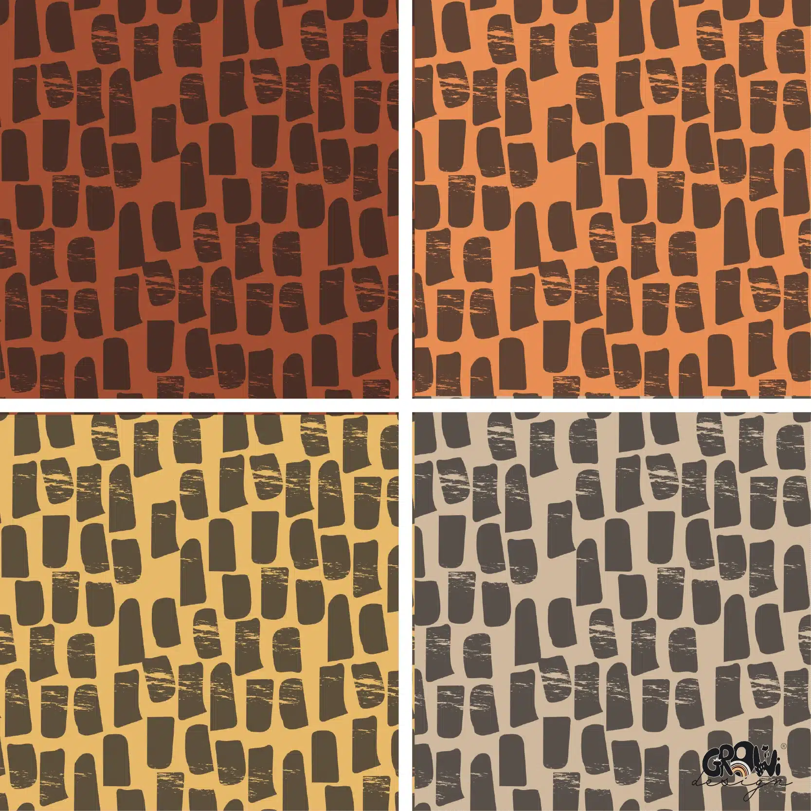 DINOschuppen AOP Stoffdesign 5 by GroWidesign DINOschuppen AOP Stoffdesign