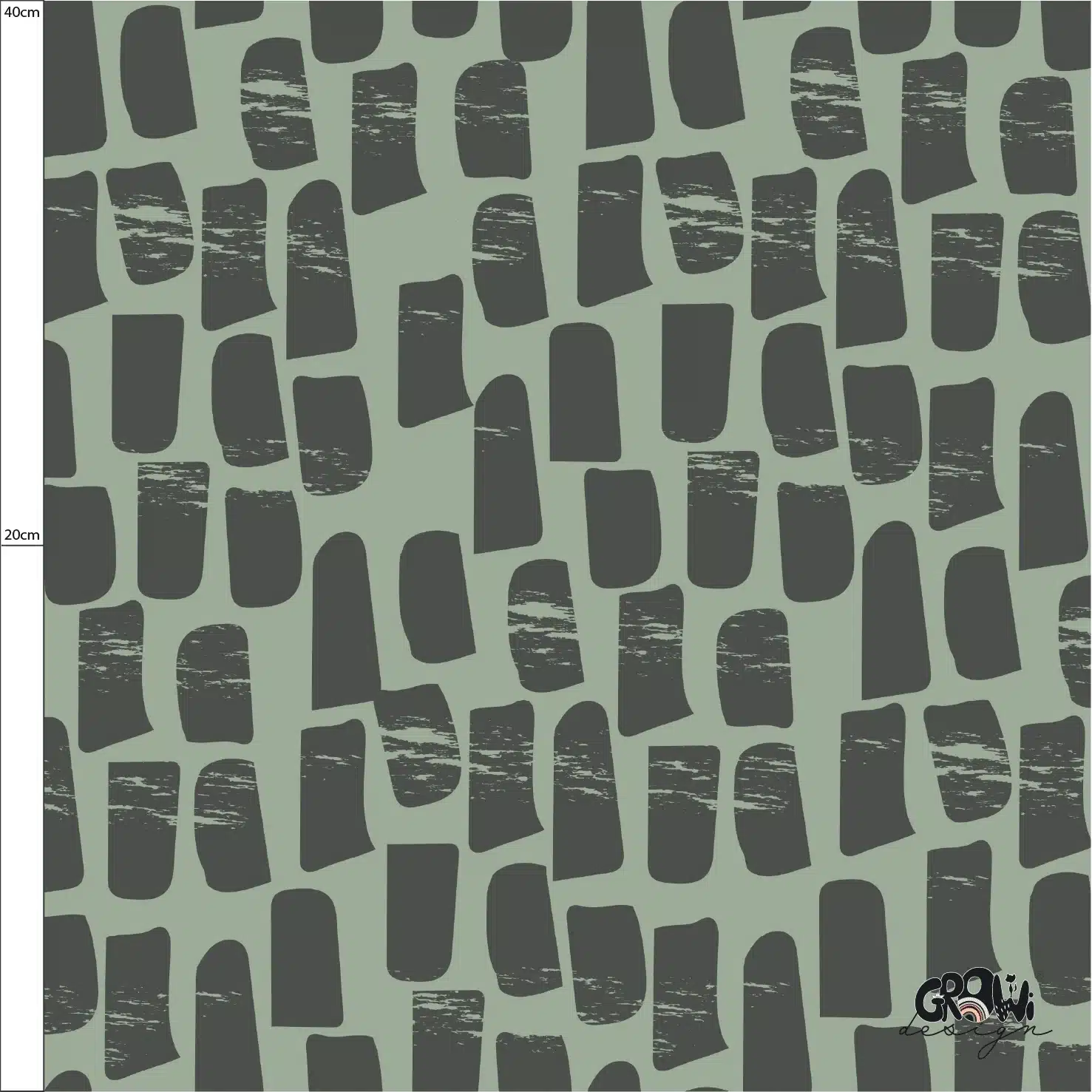 DINOschuppen AOP Stoffdesign 7 by GroWidesign DINOschuppen AOP Stoffdesign