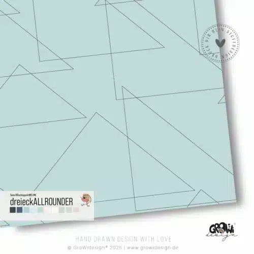 dreieckALLROUNDER AOP Stoffdesign