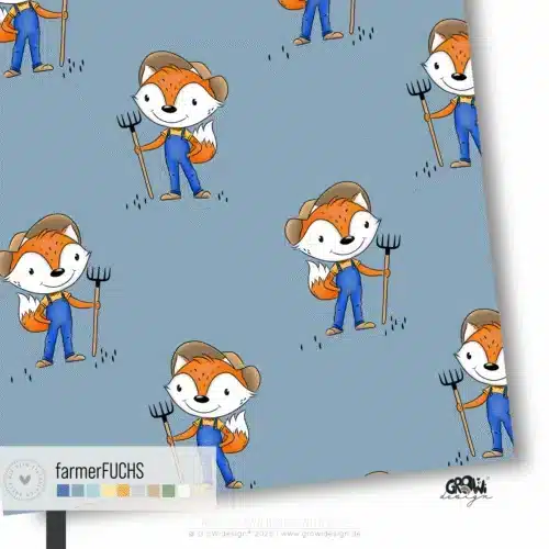 farmer FUCHS AOP Stoffdesign