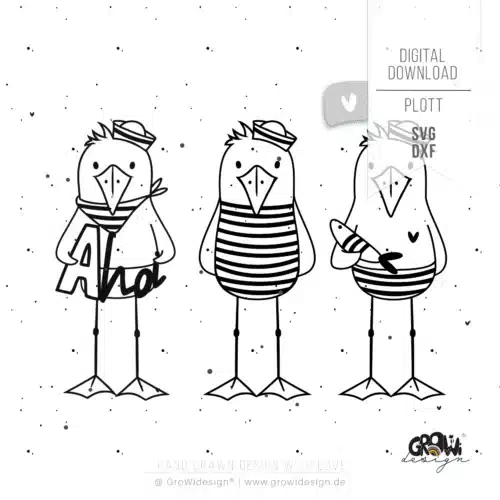 MÖWE Matrose Plotterdatei