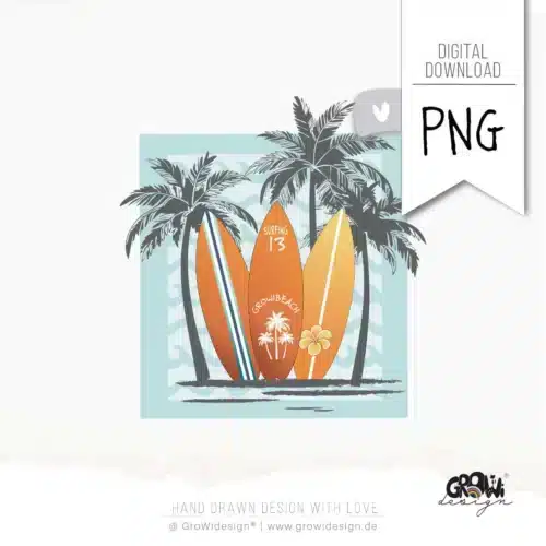 growiBEACHsurfer PNG