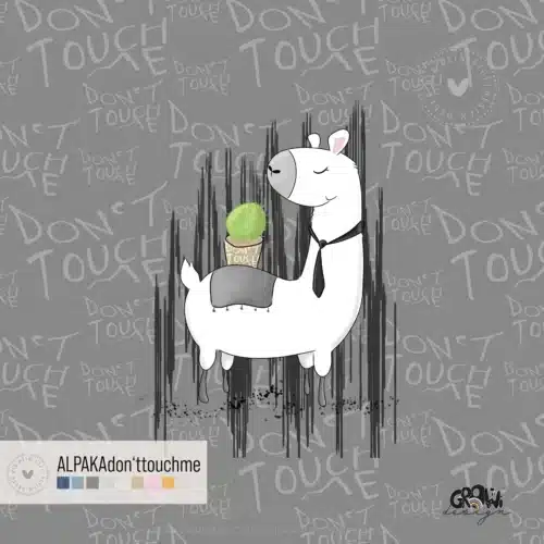 ALPAKA don't touch me Panel Stoffdesign