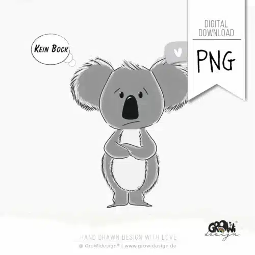 KOALA kein Bock PNG
