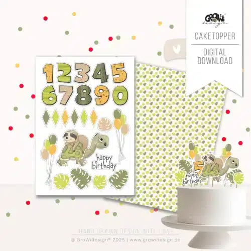 Caketopper CHILLfauli Print