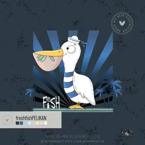 freshfish PELIKAN Panel Stoffdesign