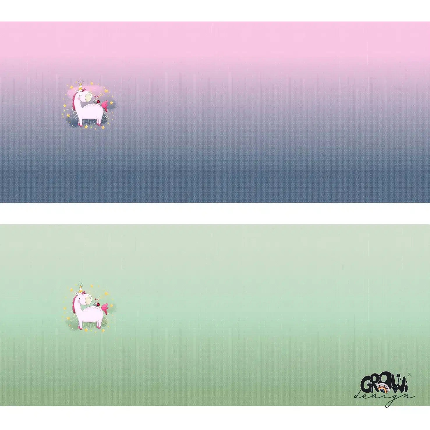 pinkEINHORN Panel Stoffdesign 3 by GroWidesign pinkEINHORN Panel Stoffdesign