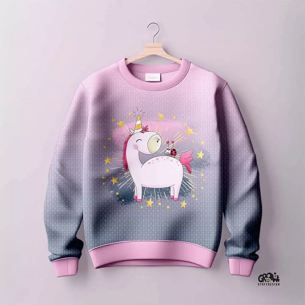 pinkEINHORN Panel Stoffdesign 2 by GroWidesign Faultier Caketopper Laserdatei