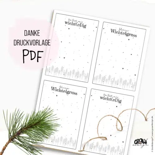 Wichtel Druckvorlage