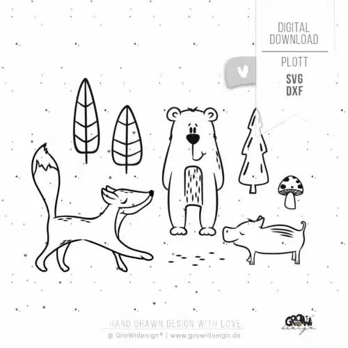 Waldtiertreff Plotterdatei