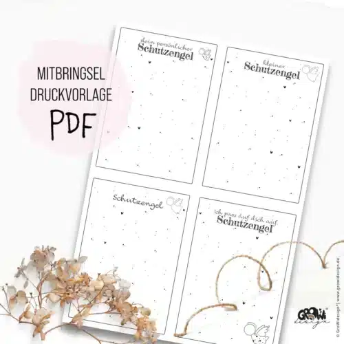 Schutzengel Druckvorlage